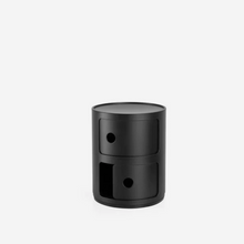 Load image into Gallery viewer, KARTELL / Black Recycled Componibili Modular Storage Unit by Anna Castelli Ferrieri