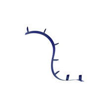 Load image into Gallery viewer, KARTELL / Cobalt Blue Small Bookworm Shelf by Ron Arad
