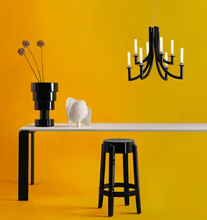 Load image into Gallery viewer, KARTELL / Black Calice Vase By Ettore Sottsass