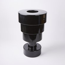 Load image into Gallery viewer, KARTELL / Black Calice Vase By Ettore Sottsass