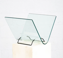 Load image into Gallery viewer, FIAM ITALIA / Glass Portarviste Magazine Holder by Vittorio Livi
