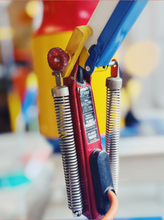 Load image into Gallery viewer, PLANET / Vintage Studio K Desk Lamp w/custom multicolour paintwork