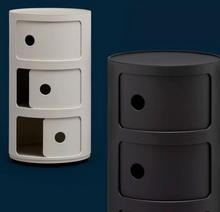 Load image into Gallery viewer, KARTELL / Black Recycled Componibili Modular Storage Unit by Anna Castelli Ferrieri