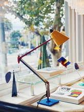 Load image into Gallery viewer, PLANET / Vintage Studio K Desk Lamp w/custom multicolour paintwork