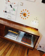 Load image into Gallery viewer, VINTAGE / 1960s Mid Century Wood + Glass Sideboard + Drawers