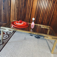 Load image into Gallery viewer, PIERRE VANDEL PARIS / 1980s Gold Coffee Table