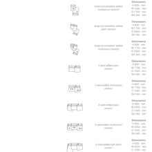 Load image into Gallery viewer, LIGNE ROSET / Confluences Tonal Green Modular Sofa by Philippe Nigro