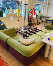 Load image into Gallery viewer, FANTASY #326 / VandeRoza 1970’s Modular Sofa / Pistachio + Berry