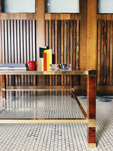 Load image into Gallery viewer, PIERRE VANDEL PARIS / 1980 Pierre Elm Burl Double Square Coffee Table
