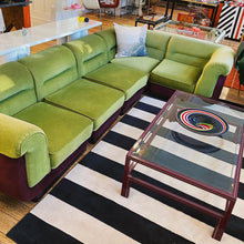 Load image into Gallery viewer, FANTASY #326 / VandeRoza 1970’s Modular Sofa / Pistachio + Berry