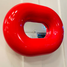 Load image into Gallery viewer, ANICCO LAB / Lifebuoy Cherry Red Chubby Wall Mirror