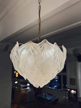 Load image into Gallery viewer, NOVARESI / 1970s Italian Murano Chandelier with Glass Leaf Petals