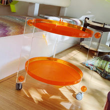 Load image into Gallery viewer, FANTASY #287 / Brand New Fratelli Guzzini Mandarin Drink Trolley