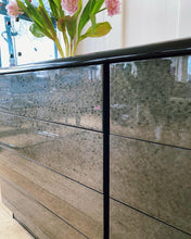 Load image into Gallery viewer, VINTAGE / Italian High Gloss Black Lacquered Sideboard + Drawers
