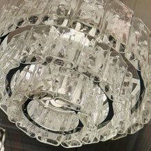 Load image into Gallery viewer, DORIA / 1960s Three Tier Icicle German Glass Chandelier