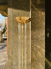 Load image into Gallery viewer, VINTAGE / Post Modern Brass + Lucite Torchier Floor Lamp
