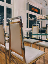 Load image into Gallery viewer, ROMEO REGA / Chrome & Brass Dining Setting