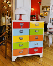 Load image into Gallery viewer, DULTON / 2 Column x 5 Tier Rainbow Drawers Designed by Yasu Sasamoto