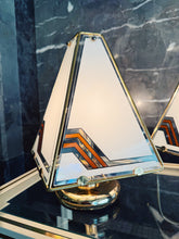 Load image into Gallery viewer, VINTAGE / 1970s Italian Gold, Glass + Marble Floor and Table Lamps