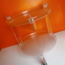 Load image into Gallery viewer, FRATELLI GUZZINI / Brand New Crystal Drink Trolley by Luigi Massoni