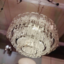 Load image into Gallery viewer, DORIA / 1960s Three Tier Icicle German Glass Chandelier
