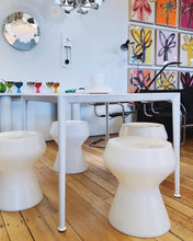 Load image into Gallery viewer, KORBAN/FLAUBERT / Swell Stool in Pink & White