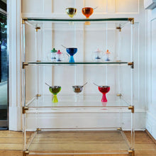 Load image into Gallery viewer, SVALBE FURNITURE SYDNEY/ 1970s Caravelle Lucite & Brass Shelf