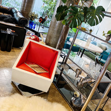 Load image into Gallery viewer, FANTASY #128 / Space Age Modernist Cube Chair - Red
