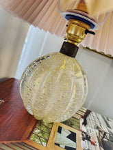 Load image into Gallery viewer, MURANO / Venetian Bullicante Glass Lamp
