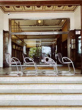 Load image into Gallery viewer, SPACE AGE / Italian Curved Chrome Chairs

