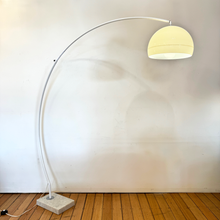 Load image into Gallery viewer, GUZZINI / 1970s Arco Marble Base Floor Lamp
