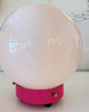 Load image into Gallery viewer, VINTAGE / Milky Pink Swirl Lamp
