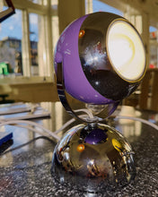 Load image into Gallery viewer, SPACE AGE / 1960s Eyeball Lamp - Purple
