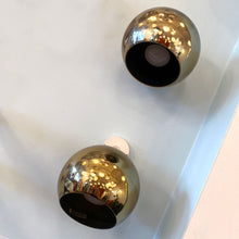 Load image into Gallery viewer, VINTAGE / 1970s Gold Disco Ball Sconces
