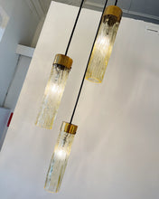 Load image into Gallery viewer, TRONCHI / Vintage Sungold Glass Cascading Pendant
