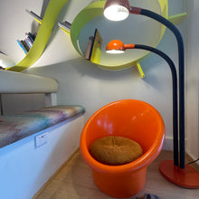 Load image into Gallery viewer, PLASTEX / Orange Tub Chair with Cushion
