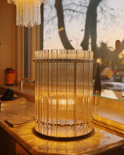 Load image into Gallery viewer, VENINI / Nastri Crystal Glass Table Lamp
