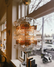Load image into Gallery viewer, MAZZEGA / Geometric Murano Glass Suspension Light
