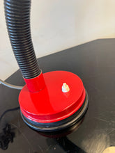 Load image into Gallery viewer, VINTAGE / Retro Gooseneck Desk Lamp - Red
