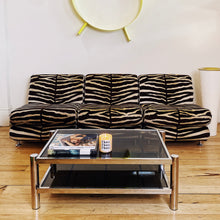 Load image into Gallery viewer, VINTAGE / Heavy Chrome Coffee Table
