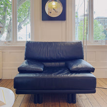 Load image into Gallery viewer, POST MODERN / XL Italian Leather Armchair - B&amp;B Italia Style
