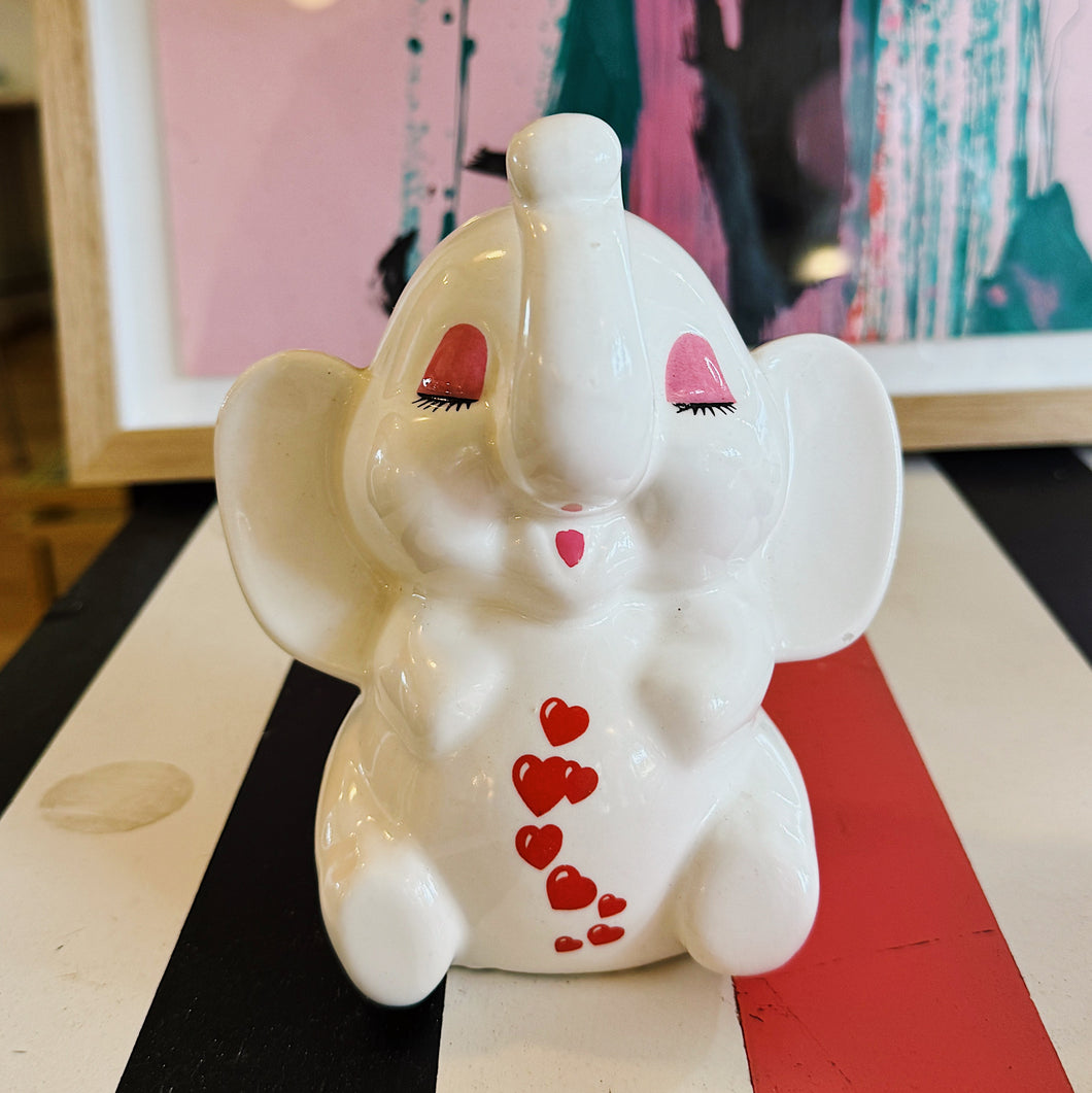 ELEPHANT MONEY BANK / Ceramic Kawaii