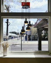 Load image into Gallery viewer, MID CENTURY / Five Drop Chrome Cascading Pendant
