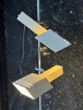 Load image into Gallery viewer, OSLO / 1980s Ivory Space Age Dual Head Floor Lamp
