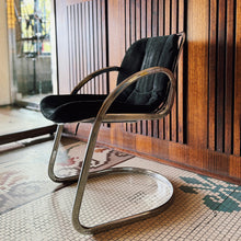 Load image into Gallery viewer, SPACE AGE / Italian Curved Chrome Chairs
