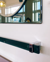 Load image into Gallery viewer, FONTANA ARTE / Gun Metal Bathroom Mirror Set + Lights
