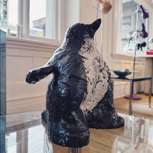 Load image into Gallery viewer, 1970s / Earthenware Penguin Sculpture w/Glaze
