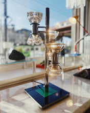 Load image into Gallery viewer, BESPOKE / Custom Flower Glass Table Lamp
