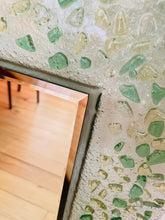 Load image into Gallery viewer, POST MODERN / Memphis Style Green Glass Shapes Mirror
