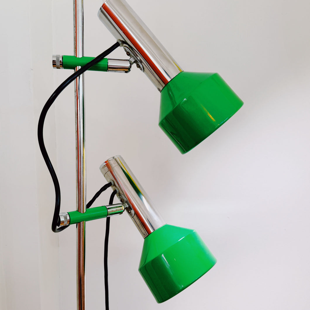 OSLO / Vintage Green/Chrome Oslo Floor Lamp